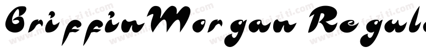 GriffinMorgan Regular字体转换